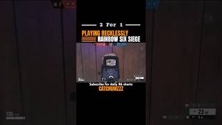 Playing Recklessly 2 for 1 rainbowsixsiege ranked doublekill gamer gameplay gaming share r6 [upl. by Reich]