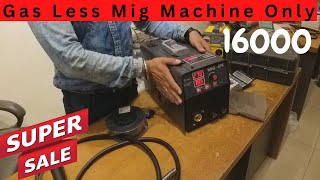 Gasless Mig Machine  Portable Mig Welding  flux core welding  mig welding for beginners [upl. by Hairacaz538]