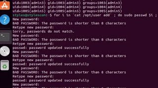 How to Create Multiple Users and Set Password for each User in Linux [upl. by Hnah]