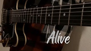 Warbly Jets  Alive from quotMarvels SpiderManquot Guitar cover [upl. by Popper]