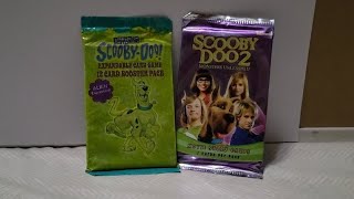 ScoobyDoo Trading amp Game Cards Pack Opening nonsense junkwax [upl. by Oedama517]