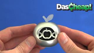 Musibytes Apple Byte Silver Mini Audio Speaker Unboxing [upl. by Camarata]