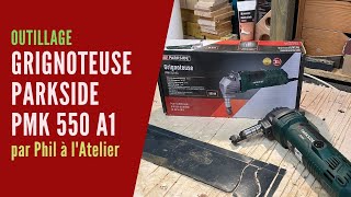 Couper du bac acier avec la grignoteuse Parkside PMK 550 A1 [upl. by Ynnor]