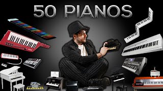 50 PIANOS in 1 SONG Special 500000 [upl. by Linker306]