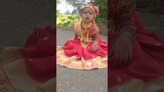 cutebabyJay maa Durga 🙏 cutebaby navratrispecial [upl. by Nedloh]