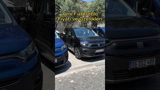 Enişteler sevecek mi Yeni Fiat Doblo fiyatı ve özellikleri [upl. by Nilya]