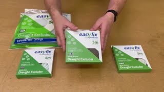 Choosing door and window frame Draught Excluders  Easyfix DIY options explained [upl. by Quillon]