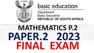 2023 PAPER 2 MATHEMATICS GRADE 12 THUNDEREDUC PURE MATHEMATICS GRADE 12  2023 [upl. by Weibel]