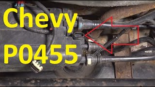 Causes and Fixes Chevy P0455 Code Evaporative Emission System Leak Detected Gross Leak  No Flow [upl. by Nader394]