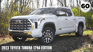 2023 Toyota Tundra 1794 Edition Review  The Safest Truck Available [upl. by Atirhs]