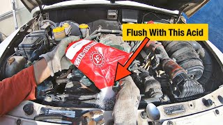 Radiator Flush With Citric Acid DIY Cooling System Flush At Home Tata Sumo Gold [upl. by Nnaul]