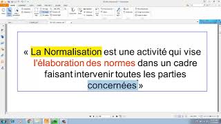 les normes introduction importanteformation QHSE [upl. by Ennairb964]