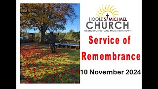 Remembrance Sunday 10 November 2024 [upl. by Margo]