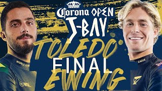 Filipe Toledo x Ethan Ewing  FINAL  Corona Open JBay  WSL Brasil [upl. by Netsirk]