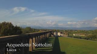 Acquedotto del Nottolini  Lucca  visto dal drone  dji mavicpro [upl. by Lillith]