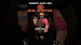 TF2 Voice Lines Engineer  Duel Responses [upl. by Aplihs]