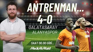 Galatasaray 40 Alanyaspor  Manchestera Doğru Hazırlık Mertens Icardi Zaha MediaMarkt [upl. by Neelyahs882]