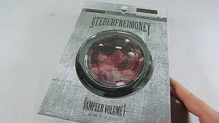 STEUERFREIMONEY  SAMPLER VOLUME 1 Ltd Fanbox UNBOXING [upl. by Aivul]