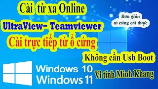 WinToHDD Cài Win Từ Ổ Cứng Không Cần USB Hay DVD Cài Windows 10 Online [upl. by Nattie245]