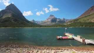 Glacier National Park Panning timelapse [upl. by Lyontine]