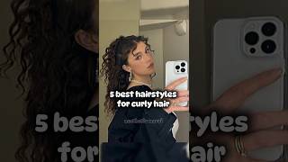 Hairstyles for curly hair 🎀 aesthetic viralshort curlyhair [upl. by Bock]