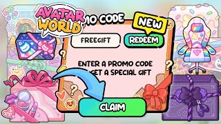 NEW PROMO CODE FOR ALL PLAYER 😍 PREMIUM ITEMS IN AVATAR WORLD 🫢 [upl. by Ahsanat347]