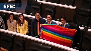 El Parlamento de Tailandia aprueba la ley de matrimonio igualitario [upl. by Tawney125]