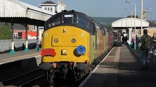 37254 amp 37175 At Gobowen Branch Line Society The 565 Special 2917 [upl. by Orpah576]