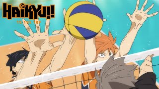 Final Rally vs Inarizaki  HAIKYU TO THE TOP [upl. by Refinnaj]