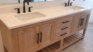 Building a Bathroom Vanity from Start to Finish [upl. by Hadlee]