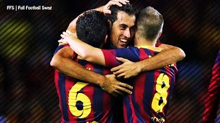 This is why Xavi Iniesta amp Busquets are the Best Midfield Trio Ever  La Masias Finest [upl. by Proudlove]