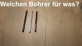 Welchen Bohrer brauche ich wofür Richtigen Bohrer nehmen Stein Eisen Holz bohren [upl. by Aubree]