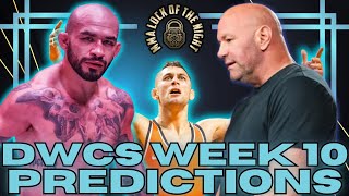 Dana Whites Contender Series 2024 Week 10 Predictions [upl. by Kathie]