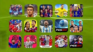 EVOLUTION OF PES MOBILE 20102022  eFootball 2022 Mobile [upl. by Mit615]