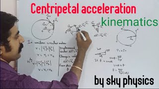 Centripetal accelerationExpressionkinematicsUnit 2STD 11 Physicssky physics [upl. by Einnos]