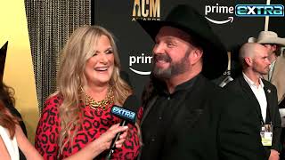 Garth Brooks GUSHES Over Wife Trisha Yearwood at ACM Awards 2023 Exclusive [upl. by Norrat]