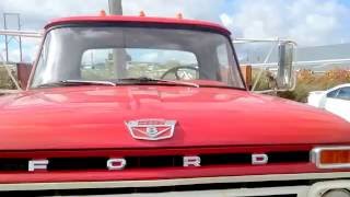 1965 Ford F600 gas V8 52 manual walkaround and review [upl. by Aramac]