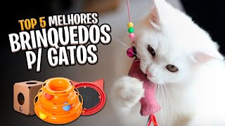 Top 5 melhores BRINQUEDOS PARA GATOS em 2024 Opções que todos Bichanos AMAM ✅ [upl. by Daas]