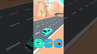 ShapeShifting 2 GAMEPLAY Level No 242 Walkthrough  New Update Car Racing Shorts ShapeShifting [upl. by Hsac673]