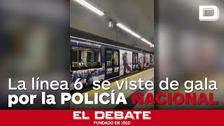 El metro de Madrid se viste de gala para conmemorar el 200 aniversario de la Policía Nacional [upl. by Taryn275]