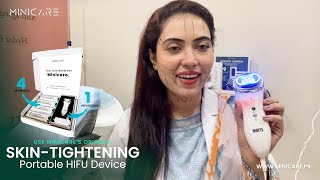 Minicare Portable HIFU Skin Tightening Device Demo and StepbyStep Guide with Dr Faiza [upl. by Andriette957]