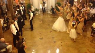 Best Surprise Wedding Dance Battle Kami and Luke [upl. by Ecilahc]