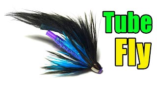 Tube Fly  Spey Fly Tying  Basic Steelhead Salmon Fly Pattern [upl. by Flita]