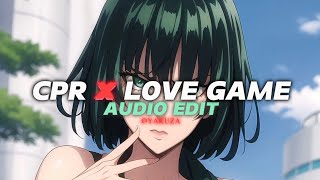 Cpr X Love Game  Cupcakke amp Lady Gaga  Edit Audio [upl. by Enyawal]