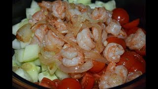 Salade de Crevette Rapide et Facile I Shrimp Salad [upl. by Kcirred708]