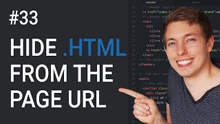 33 How to Remove the Page File Extension From the URL  Learn HTML amp CSS  HTML Tutorial  mmtuts [upl. by Erdah]