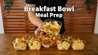 5 Meal Prep Bowls In Less Than 1 Hour  Breakfast Meal Prep Recipe [upl. by Barcroft]