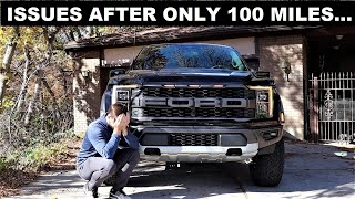 My Brand New 2021 Ford F150 Raptor Is Already Having Issues [upl. by Jeremie720]