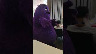 GIMME GIMME GRIMACE MCDONALDS grimaceshake grimace mcdonalds grimacesbirthday [upl. by Syramad334]