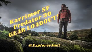 Karrimor SF Predator 30 Gear Loadout [upl. by Liam]